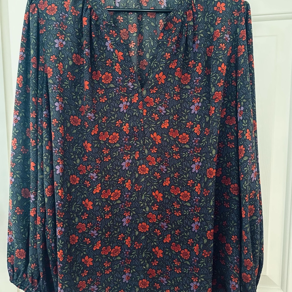 NYDJ floral blouse 1X